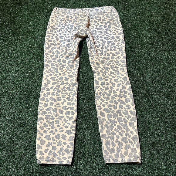 Leopard Print Low-Rise Skinny Jeans LEI, Women's Size 8 Approx. - Picture 4 of 9